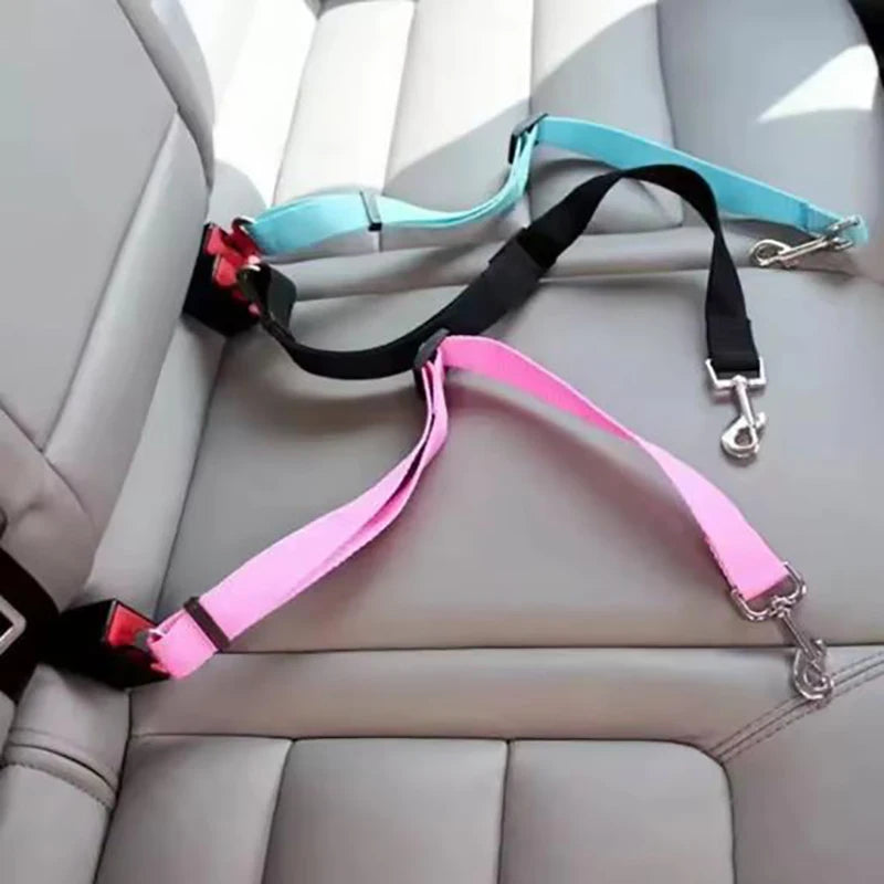 Nouvelle ceinture de sécurité pour chien en voiture, accessoire de voyage pour animaux de compagnie