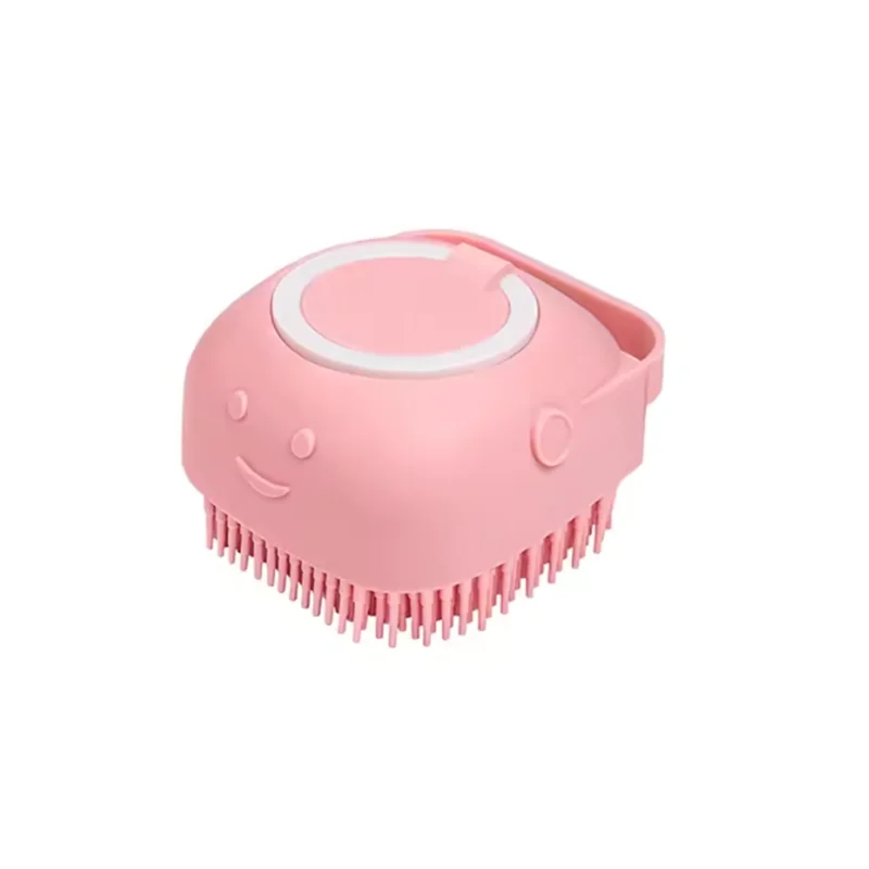Brosse de massage pour le bain, multifonctionnelle, pour chiots, grands chiens et chats. Accessoires pour animaux de compagnie en silicone souple et sûr.